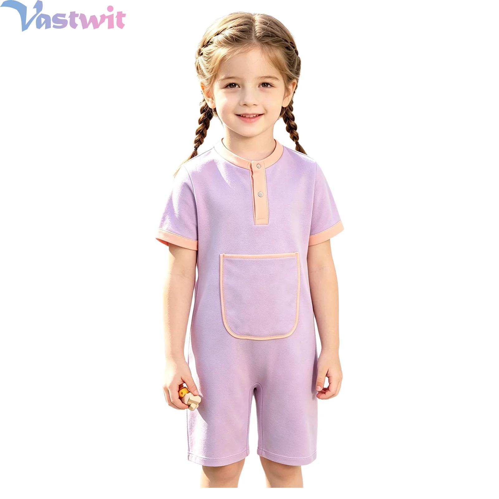 Summer Clothing Kids Boys - Pakaian Adaptif Khusus Anak Laki-laki Perempuan,