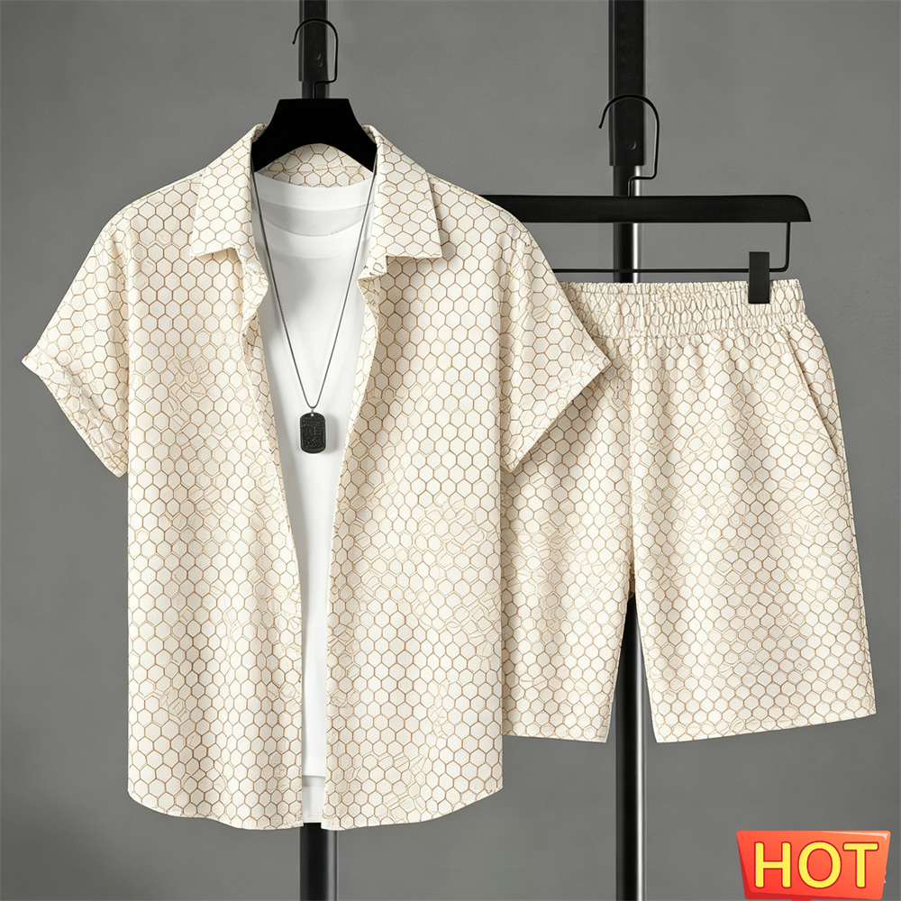 Summer Clothing Types - Setelan Kemeja Pria Musim Panas Setelan