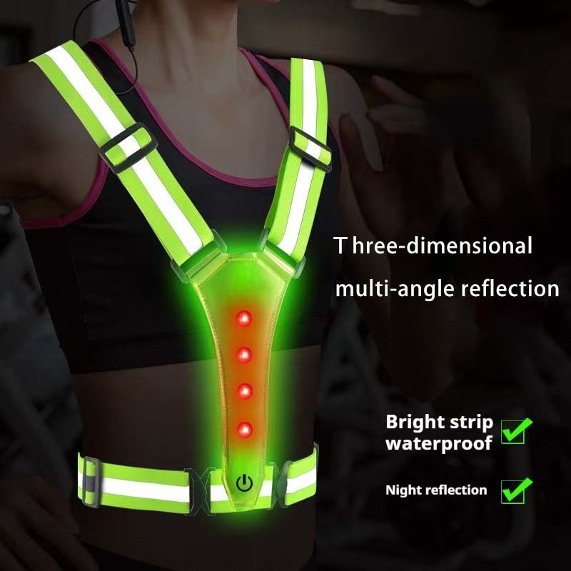 Summer Nights Clothing - Rompi Lari LED Reflektif Tali Reflektor