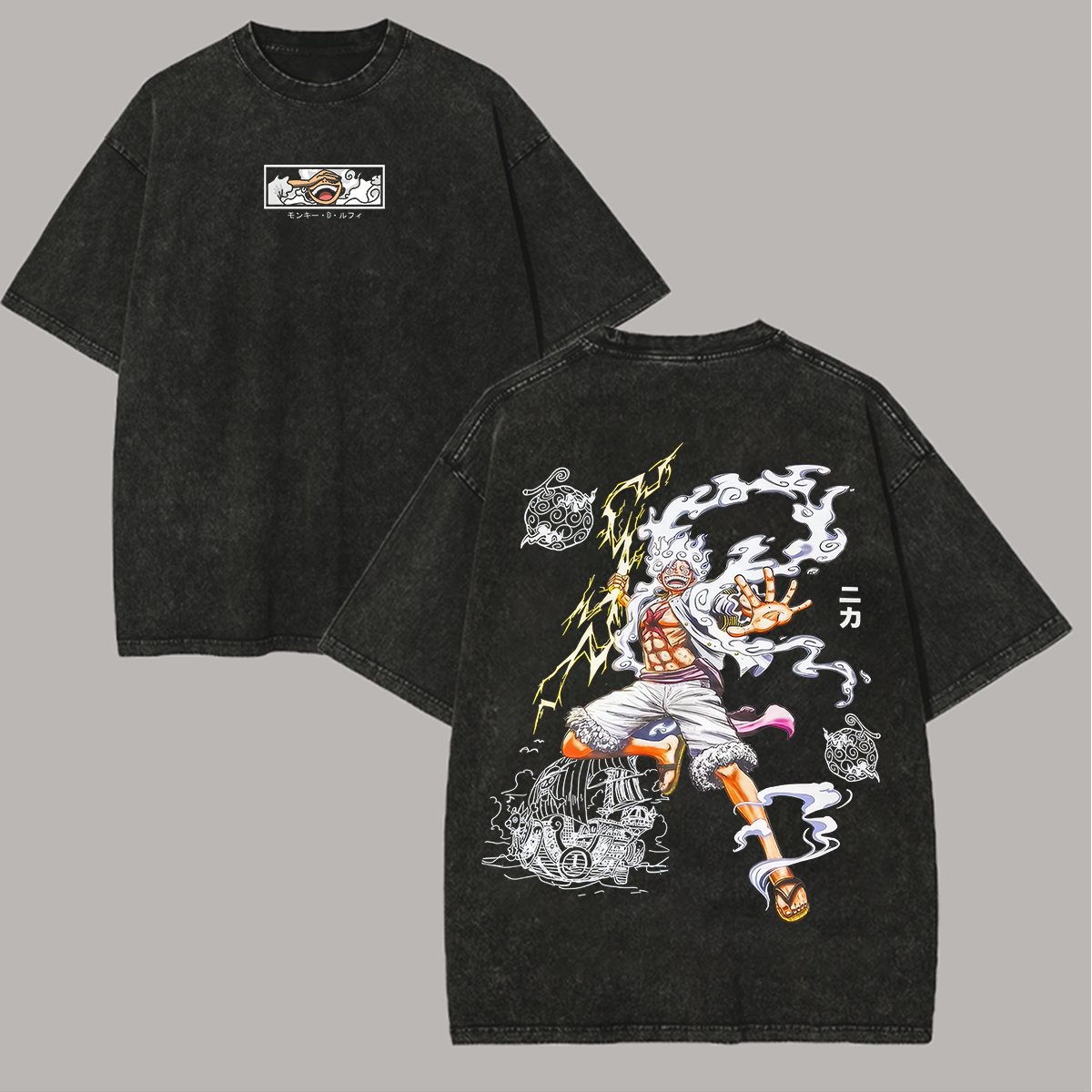Vintage Summer Clothing Men - Kaos Vintage Y2k Anime One Piece