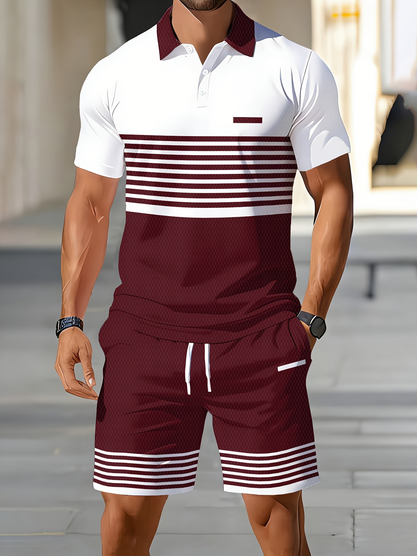 Set Polo Pria Musim Panas 2026 - Summer Clothing Shops ulasan dan harga