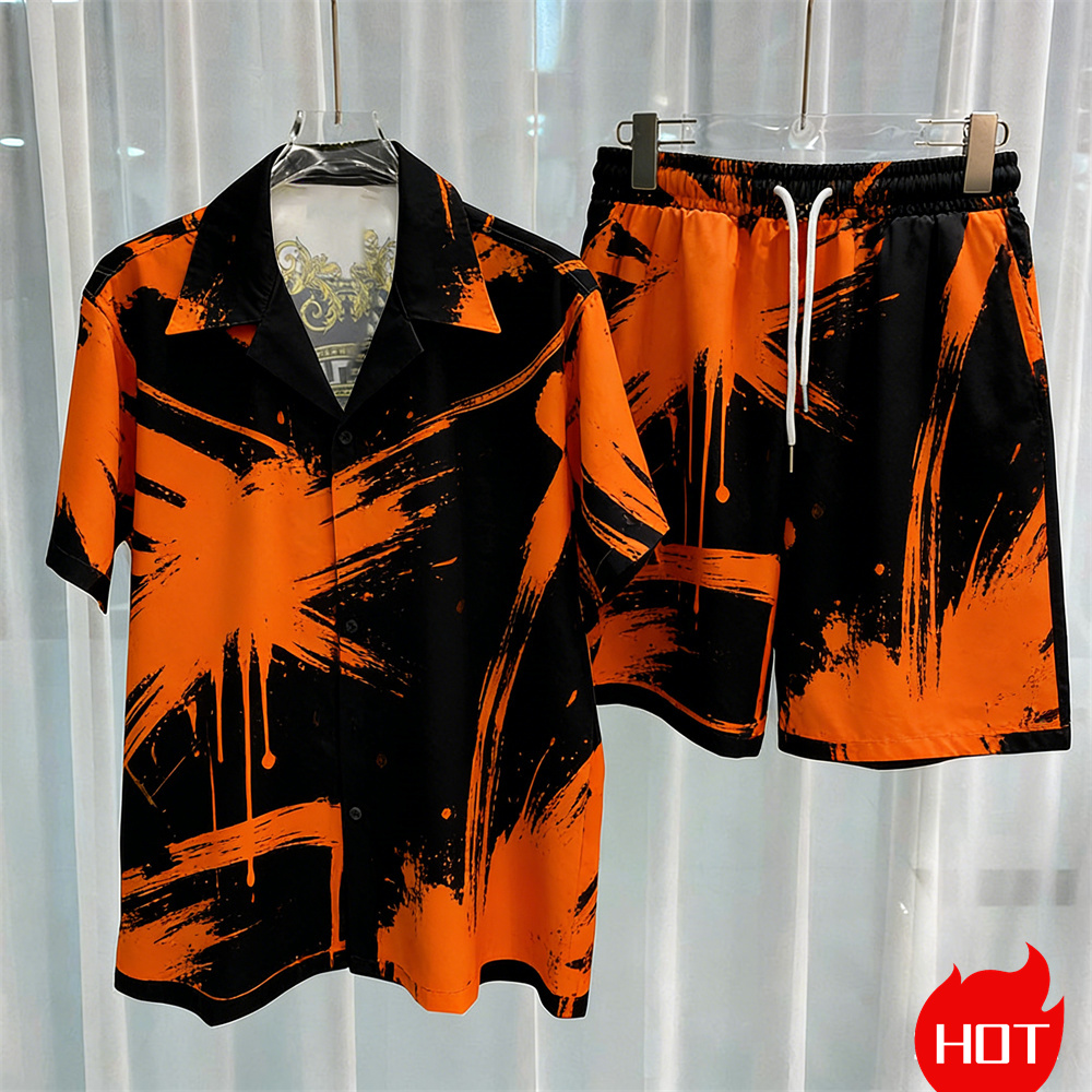 Setelan pria cetak digital, se - Summer Clothing Types ulasan dan harga