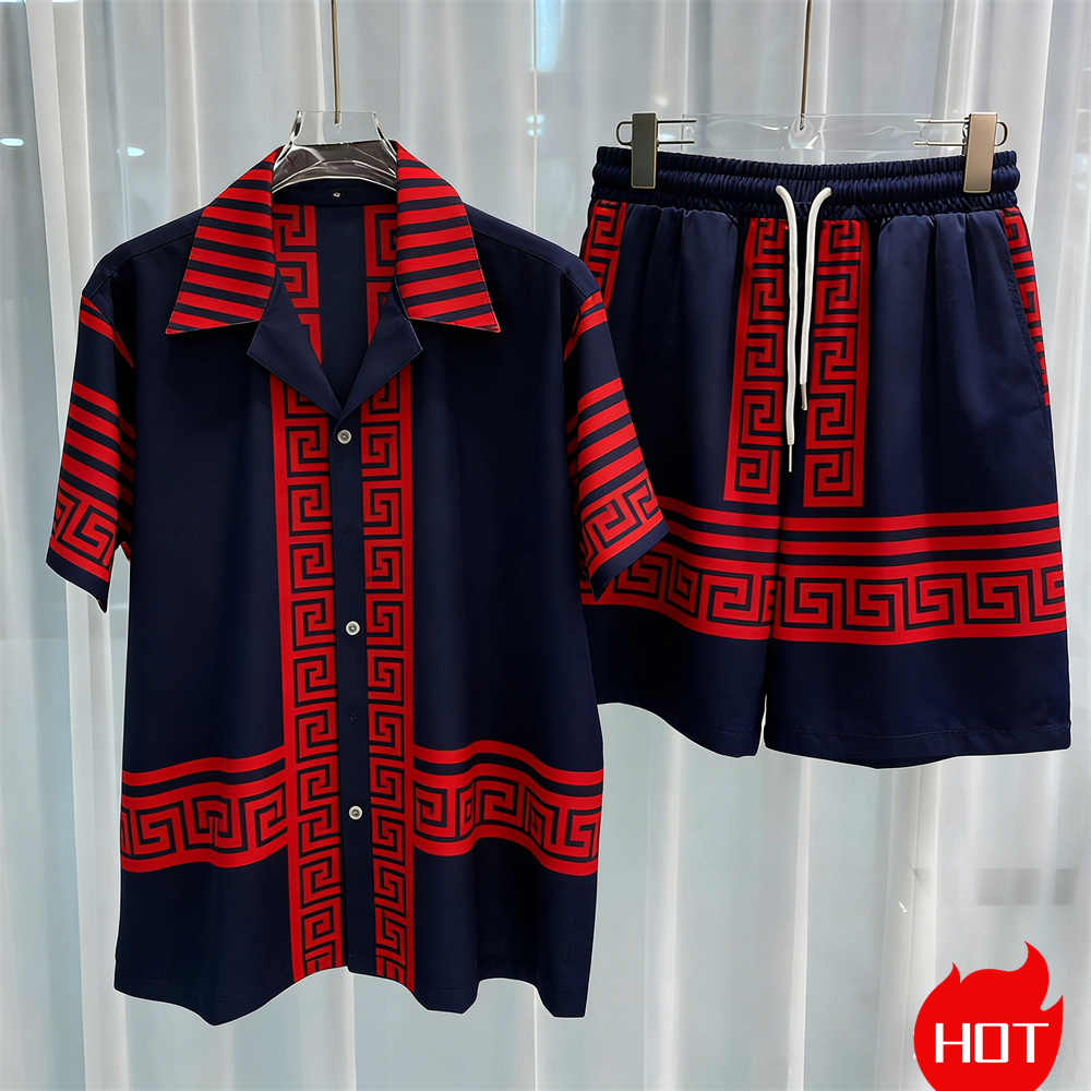 Setelan pria cetak digital, se - Summer Clothing Types ulasan dan harga