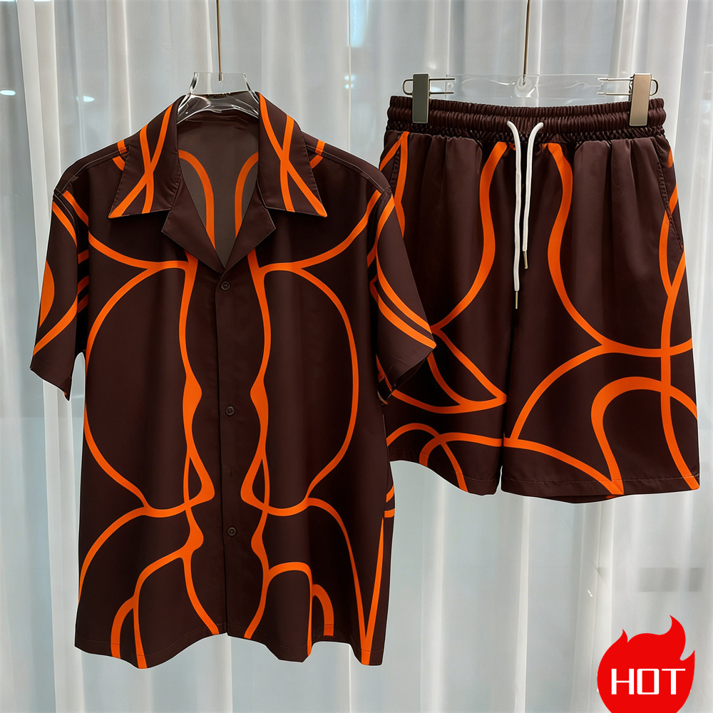 Setelan pria cetak digital, se - Summer Clothing Types ulasan dan harga