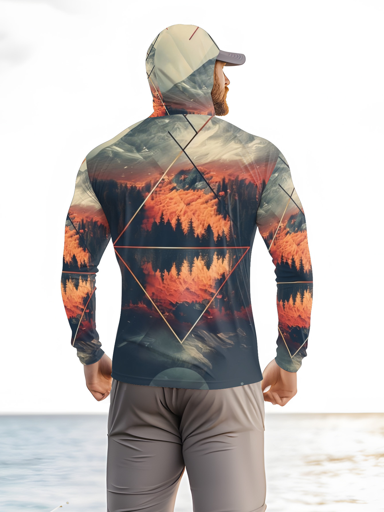 Hoodie Pancing Pria untuk Akti - Summer Clothing Types ulasan dan harga