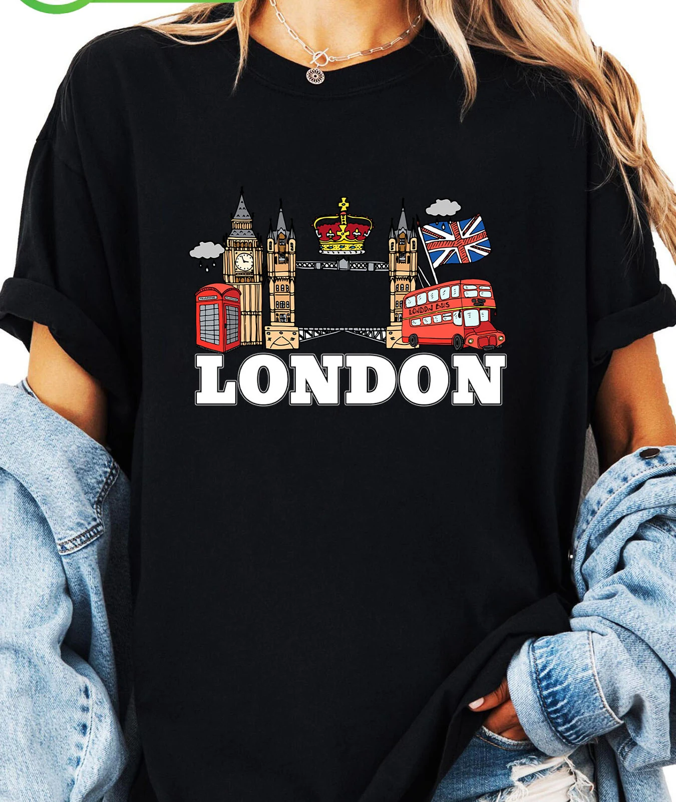Kaus Wanita Bermotif Pola Alfa - Summer Clothing London ulasan dan harga