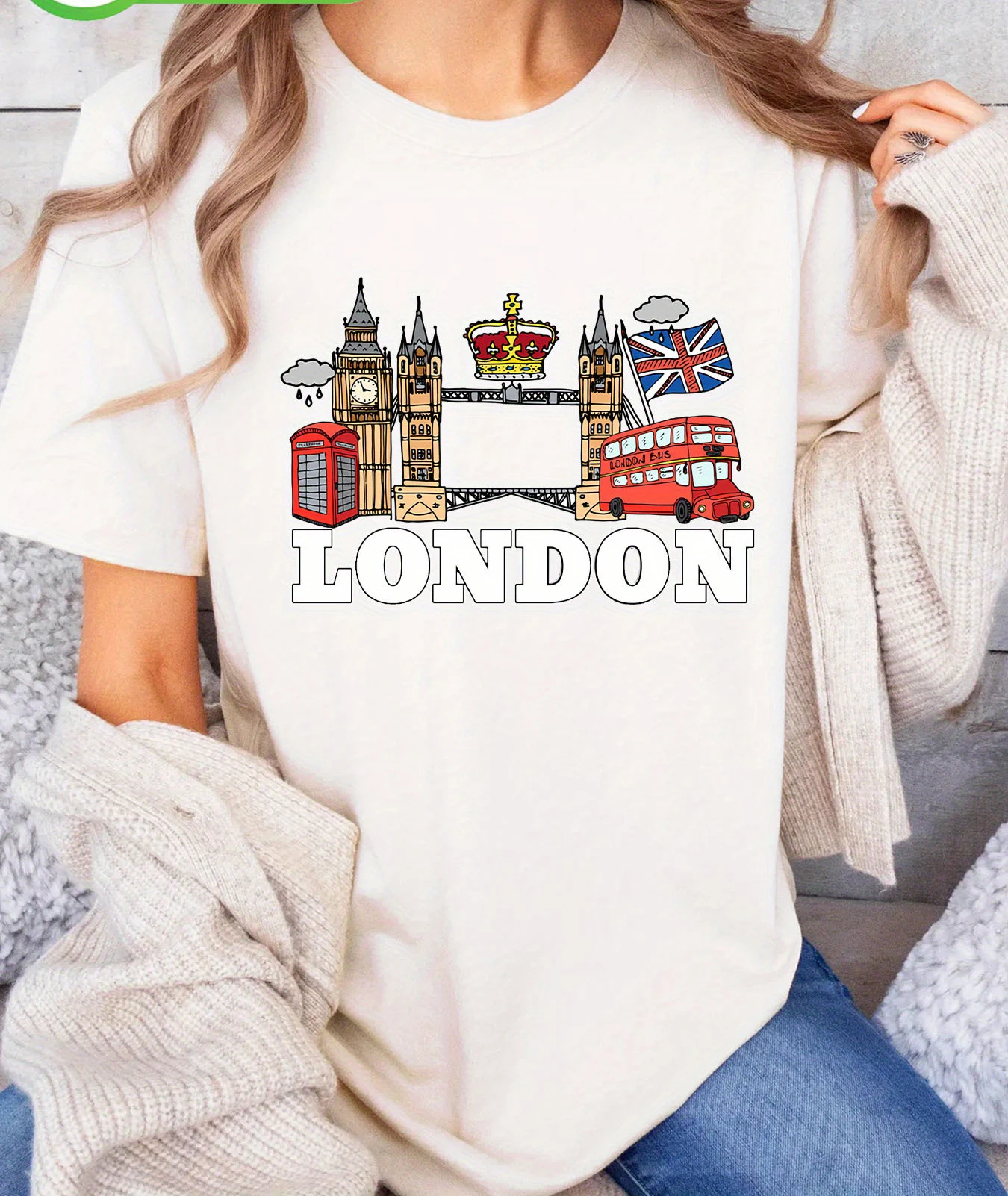 Kaus Wanita Bermotif Pola Alfa - Summer Clothing London ulasan dan harga