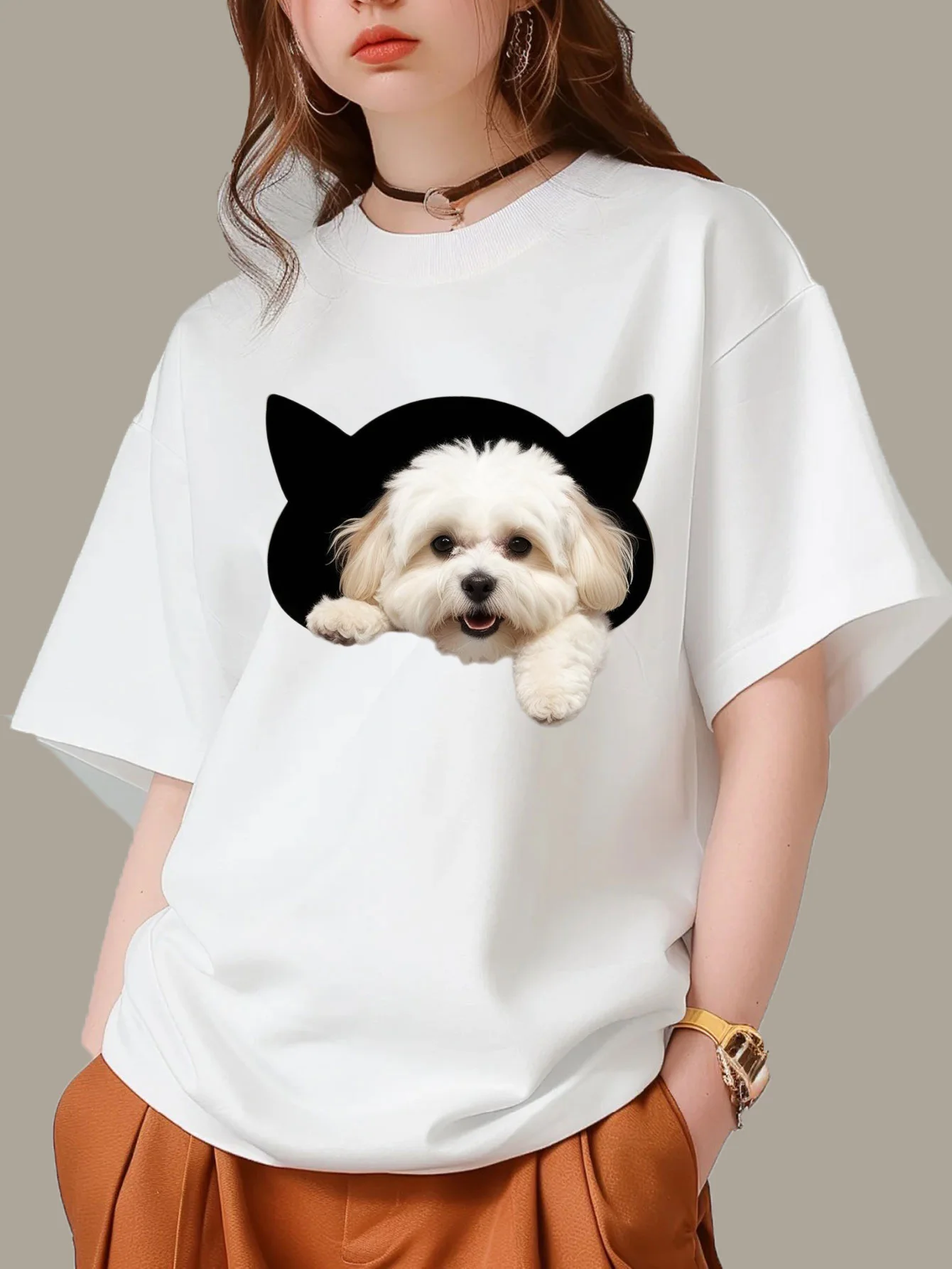 Kaus Leher Bulat Lengan Pendek - Summer Clothing Looks ulasan dan harga