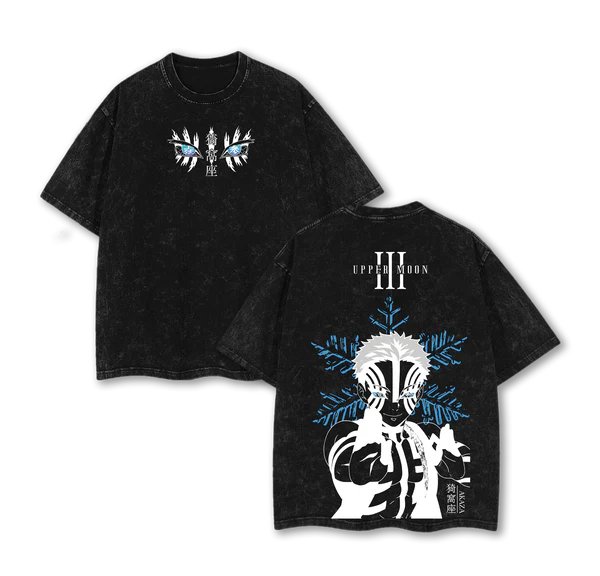 Kaos Demon Slayer Akaza Musim  - Vintage Summer Clothing Men ulasan dan harga