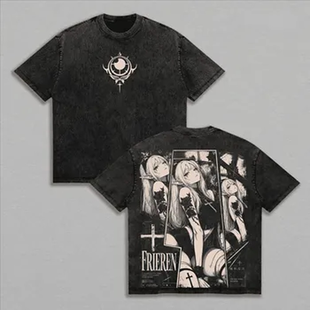 Kaos Fashion Y2k Frieren Bermo - Vintage Summer Clothing Men ulasan dan harga