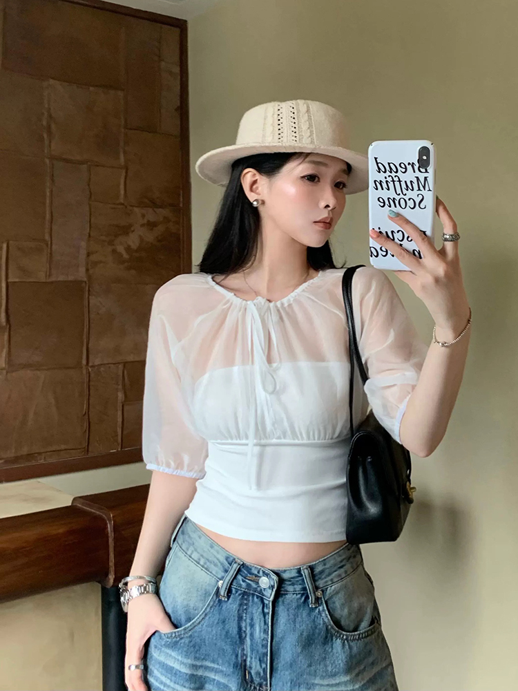 Atasan Berpanel Sutra Mulberry - Summer Clothing Shops ulasan dan harga