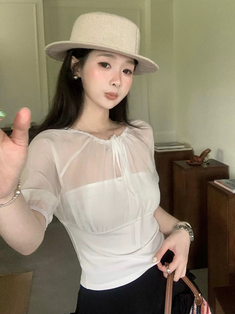 Atasan Berpanel Sutra Mulberry - Summer Clothing Shops ulasan dan harga