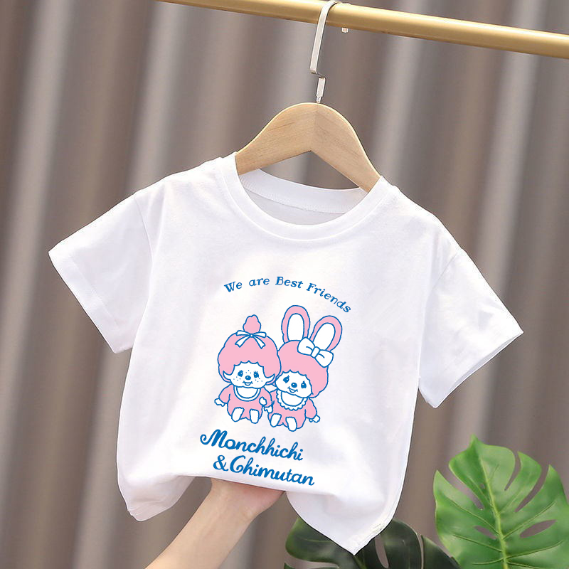 Kaus Anak-anak Monchhichi Kaus - Summer Clothing Kids Boys ulasan dan harga