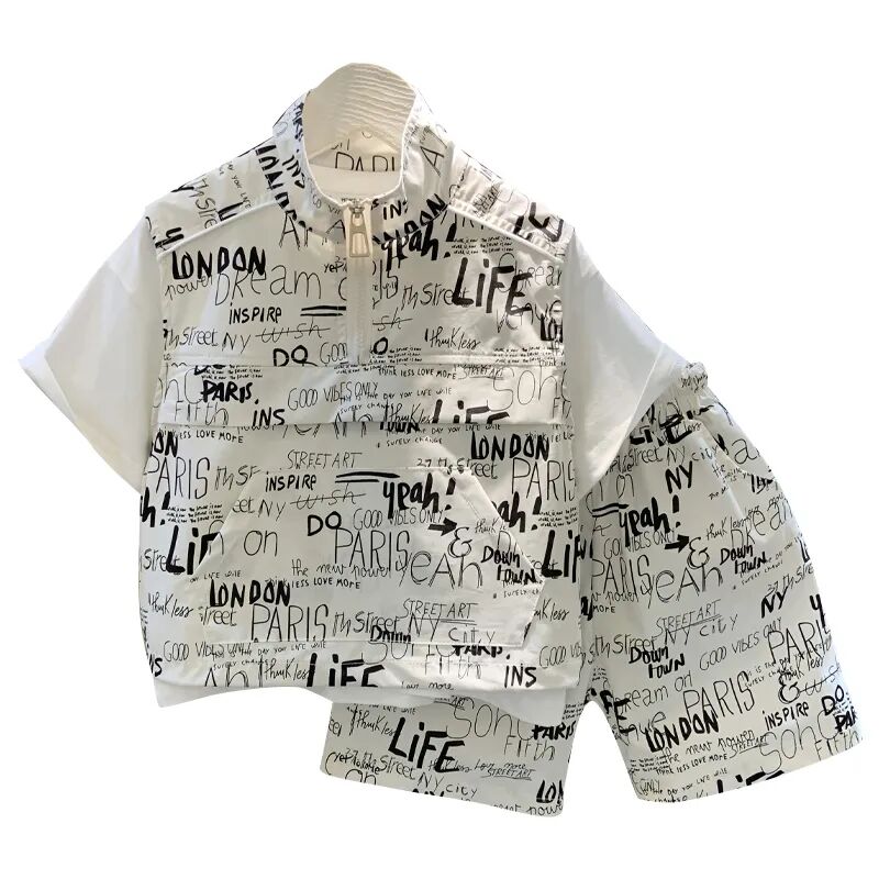Set pakaian anak laki-laki, se - Summer Clothing Drawing ulasan dan harga