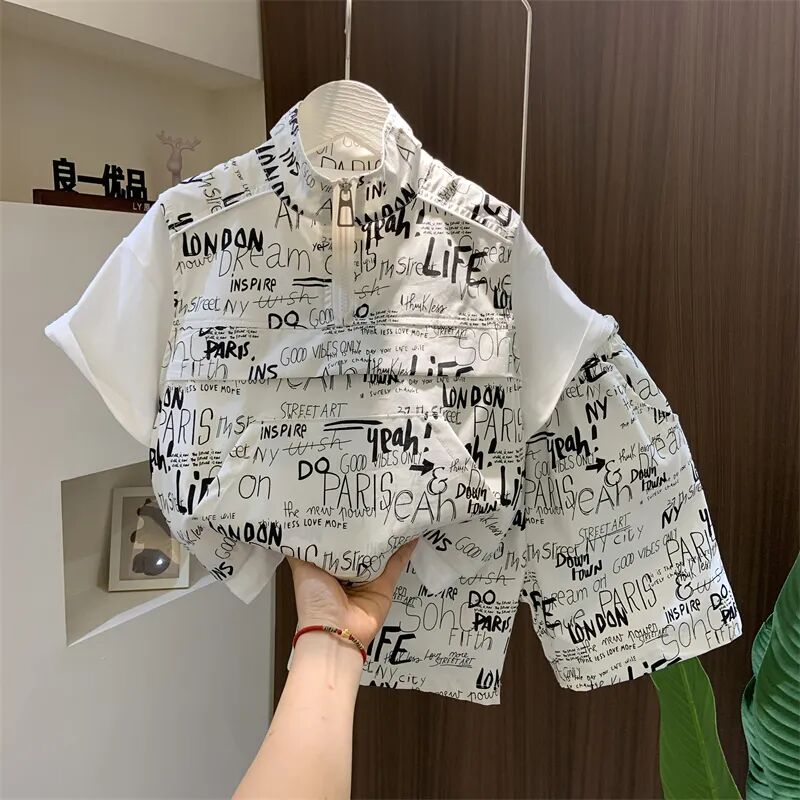 Set pakaian anak laki-laki, se - Summer Clothing Drawing ulasan dan harga