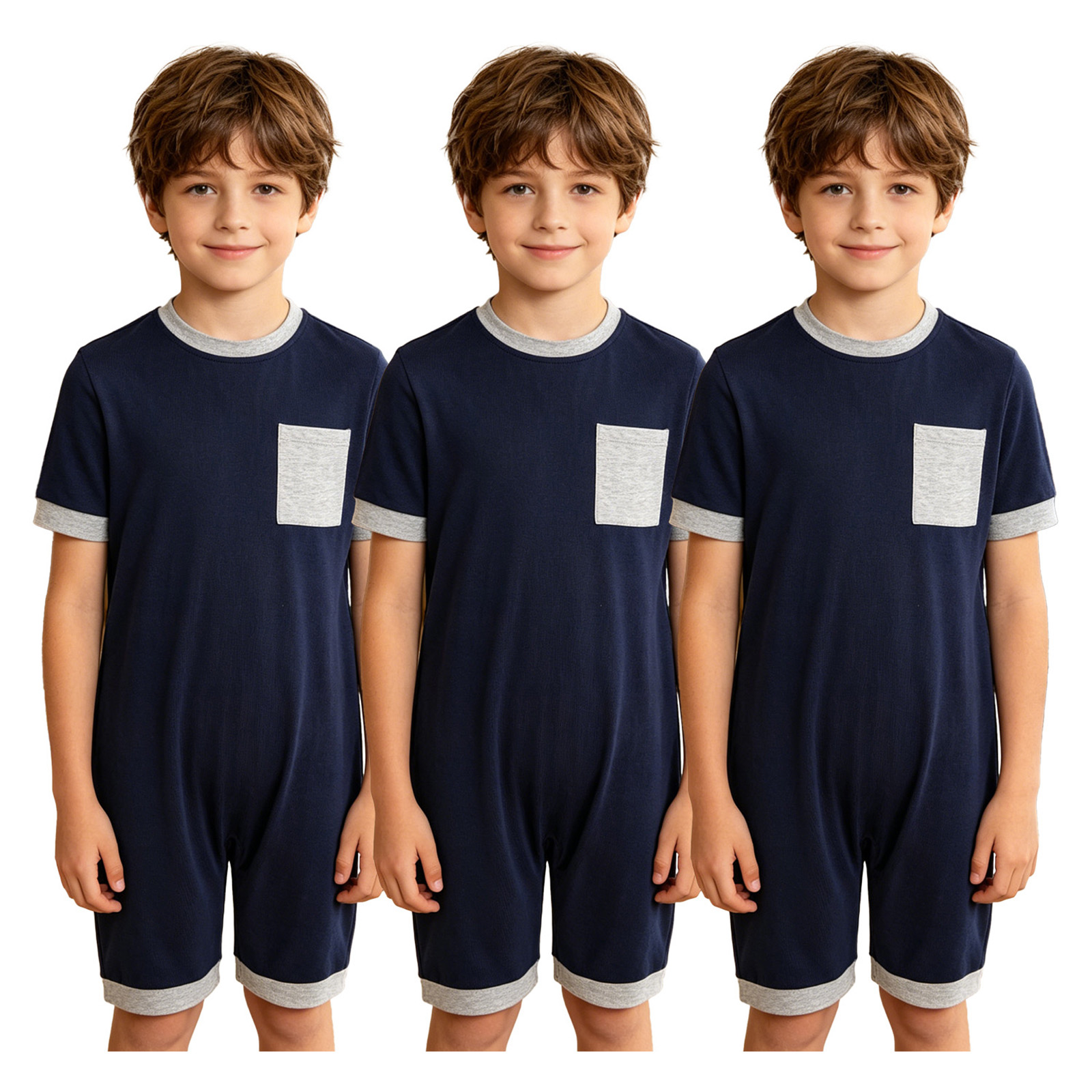 3pcs Romper Anak Laki-laki Per - Summer Clothing Kids Boys ulasan dan harga