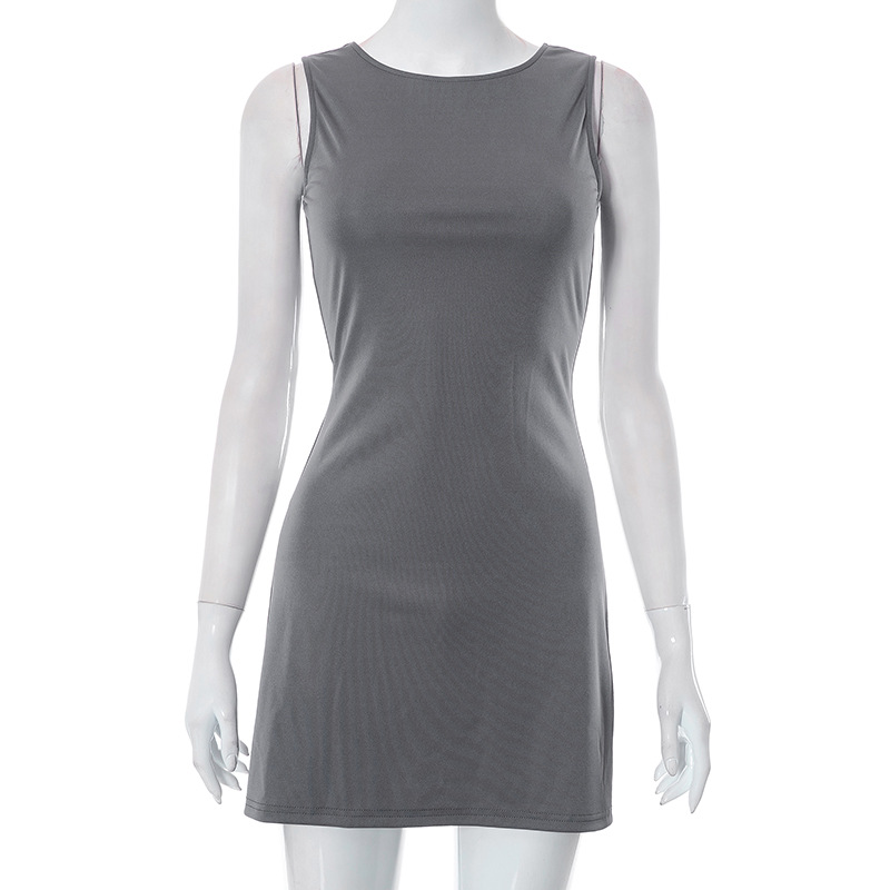 Gaun tanpa lengan rajut wanita - Summer Clothing Zara ulasan dan harga