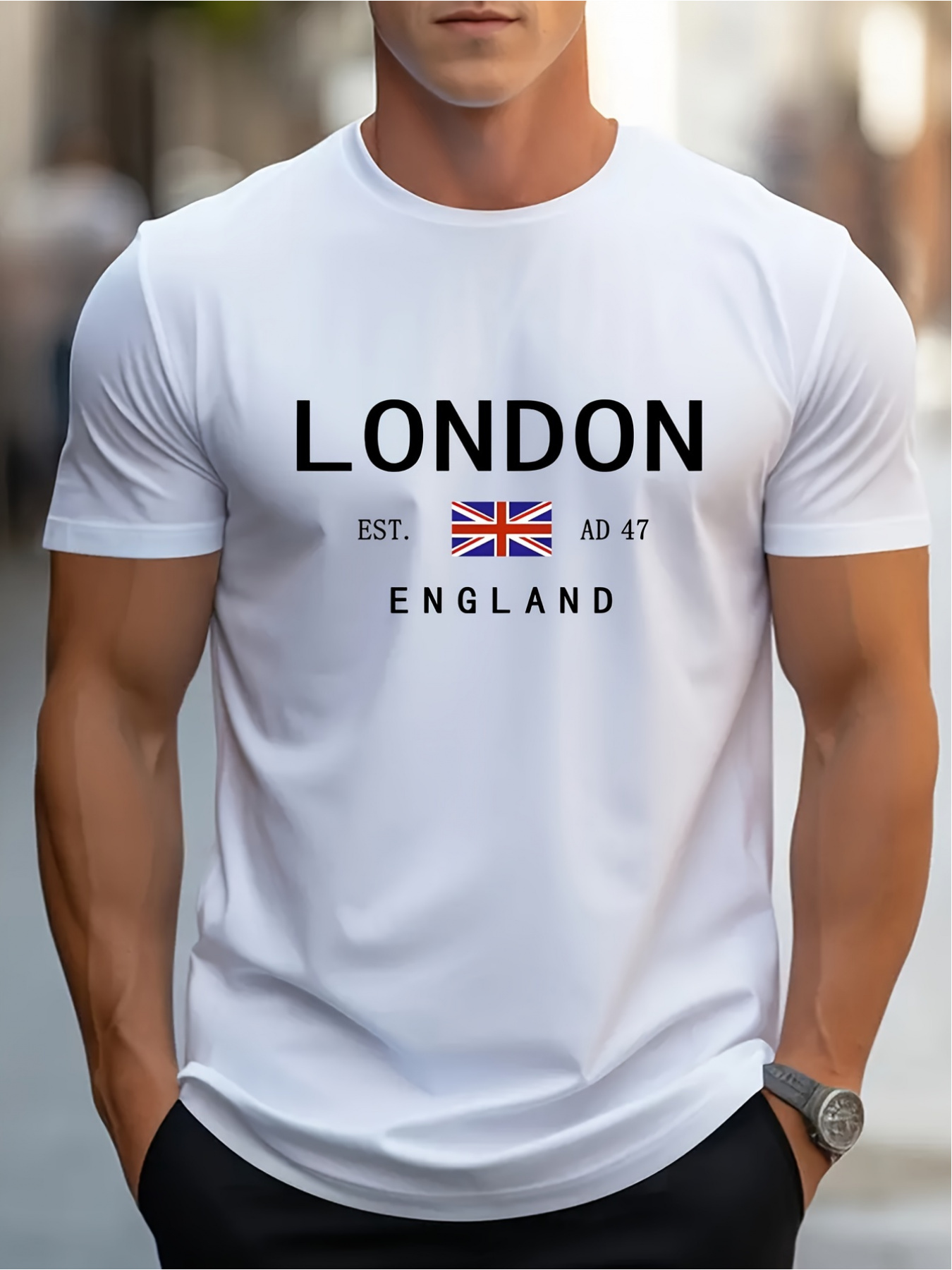 Kaus Pria Wanita Gambar Cetak  - Summer Clothing London ulasan dan harga