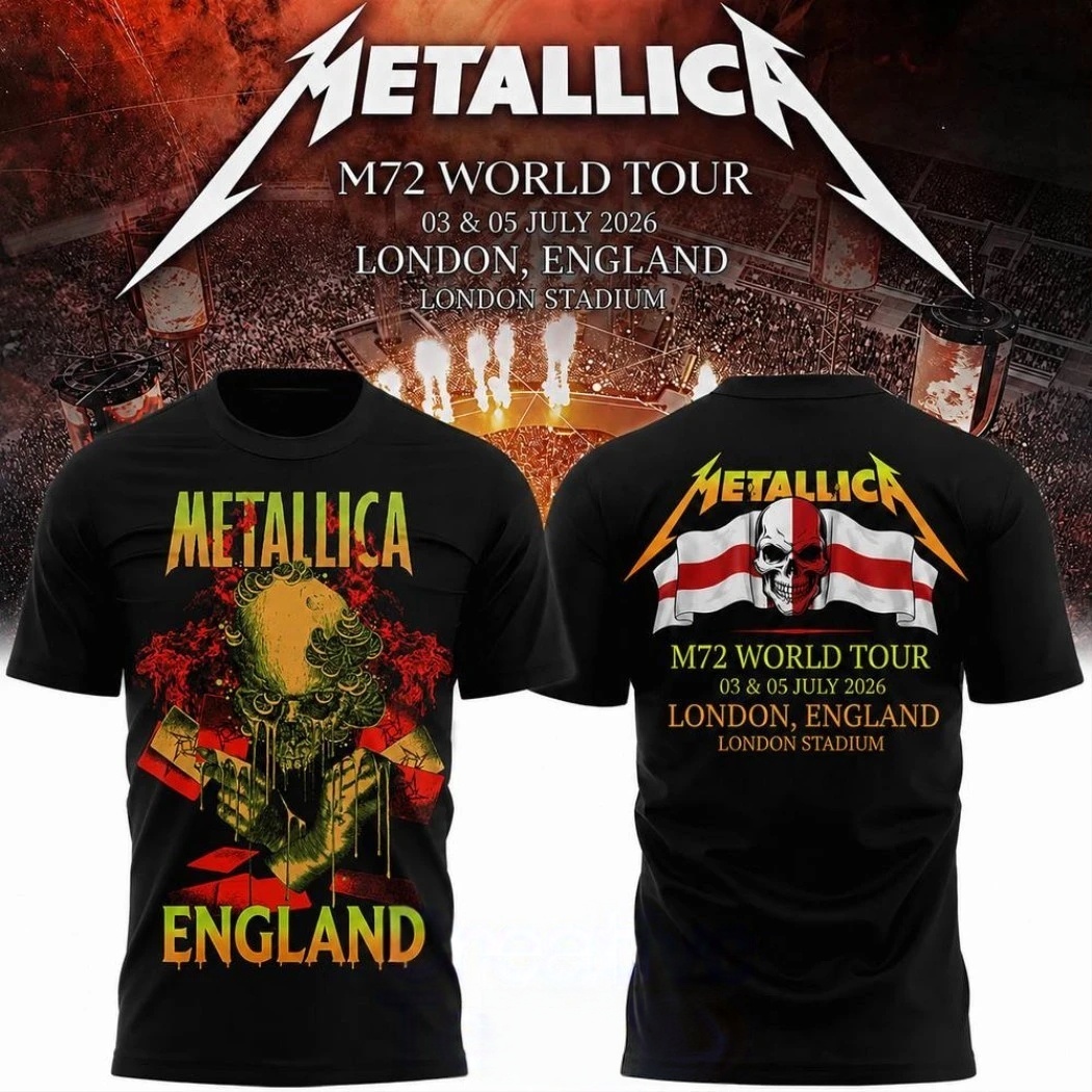 Metallica 2026 M72 World Tour  - Summer Clothing London ulasan dan harga