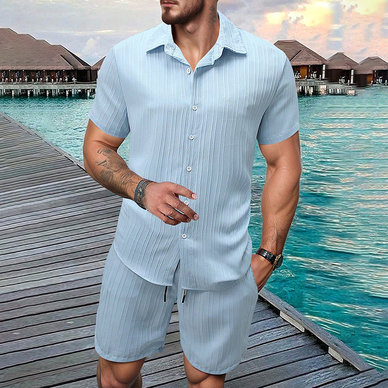 Setelan Kemeja Lengan Pendek K - Summer Clothing Types ulasan dan harga