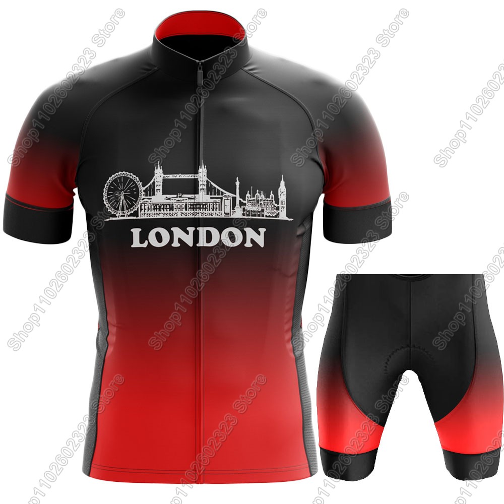 Jersey Bersepeda Tim London 20 - Summer Clothing London ulasan dan harga