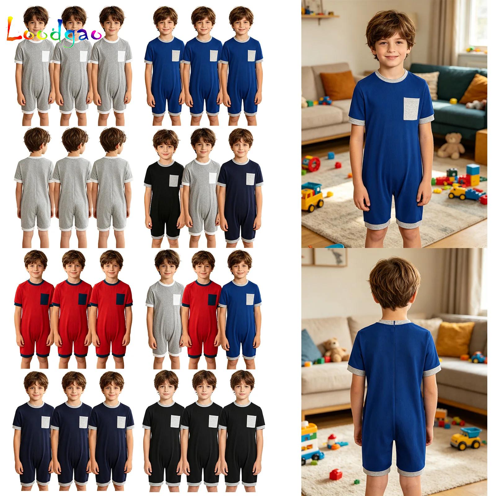 3Pcs Pakaian Adaptif Kebutuhan - Summer Clothing Kids Boys ulasan dan harga