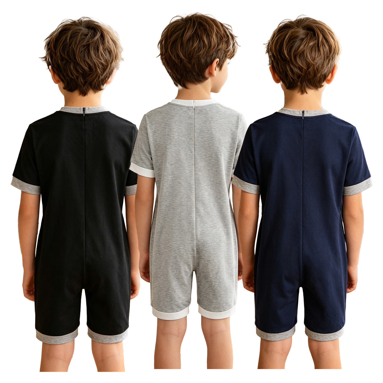 3Pcs Pakaian Adaptif Kebutuhan - Summer Clothing Kids Boys ulasan dan harga