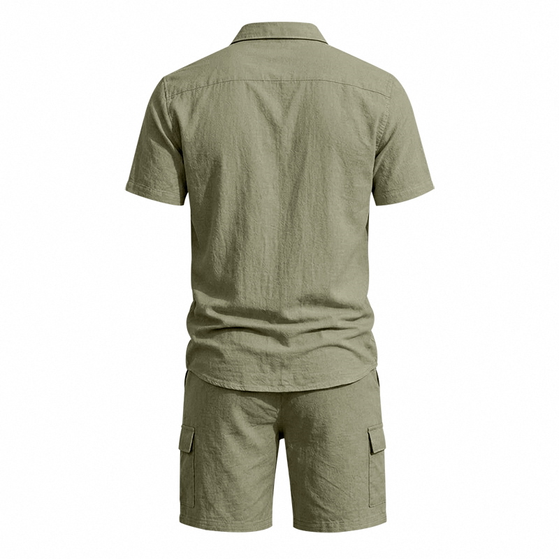 Setelan Linen Amerika Musim Pa - Summer Clothing Types ulasan dan harga