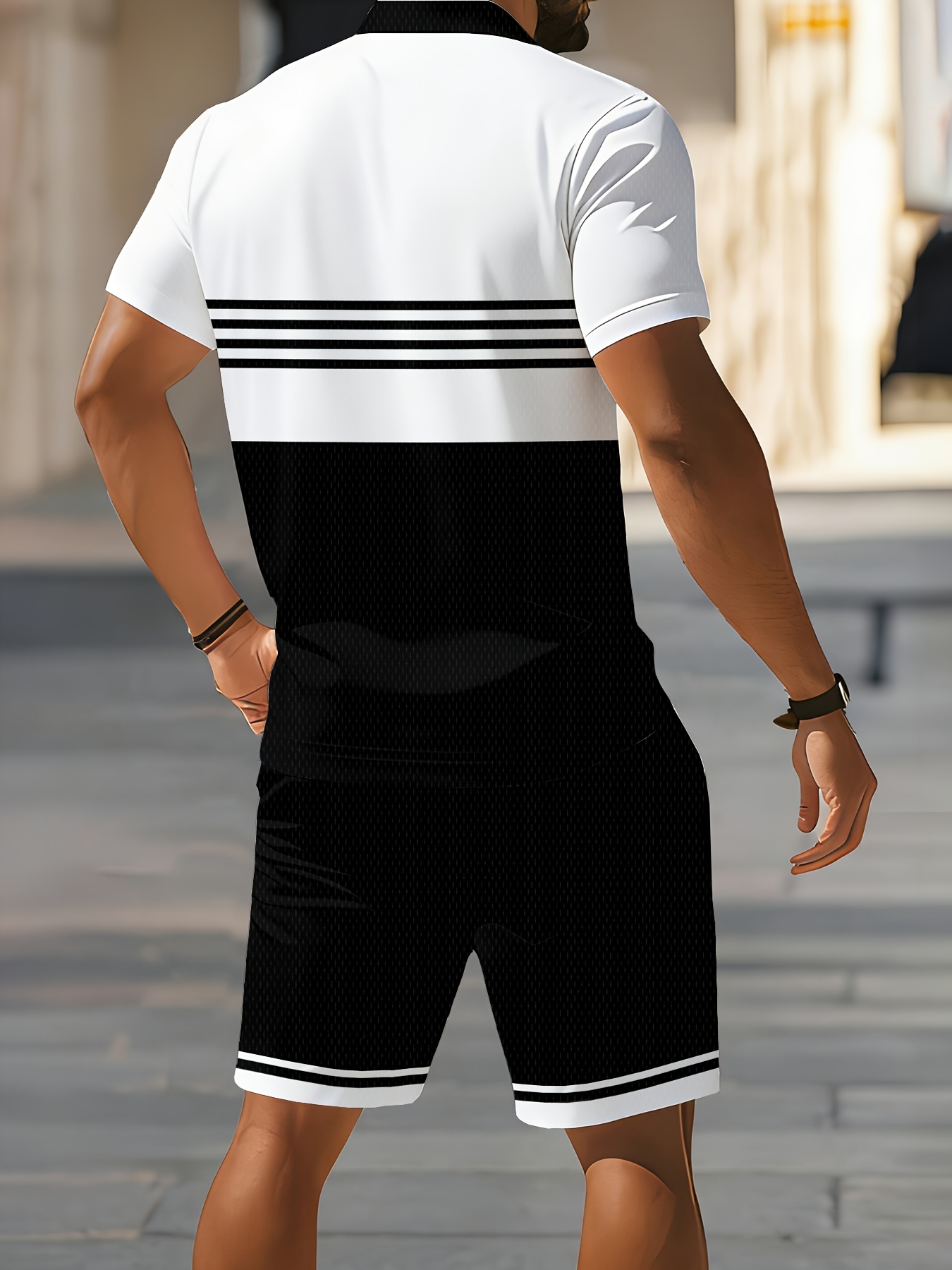 Set Kaos Polo Pria Musim Panas - Summer Clothing Shops ulasan dan harga