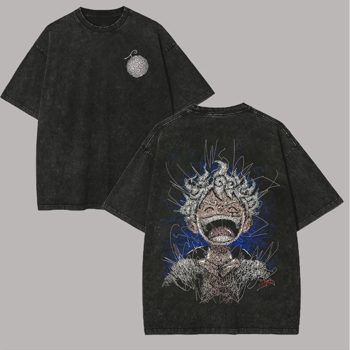 Kaos Vintage Y2k Anime One Pie - Vintage Summer Clothing Men ulasan dan harga